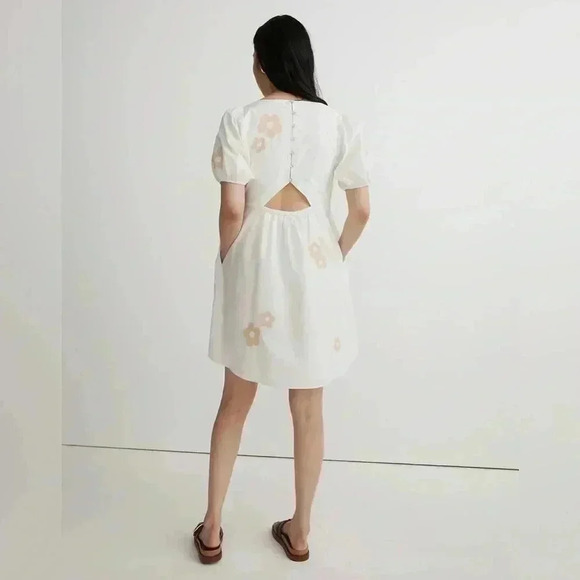 Madewell Annamarie Embroidered Mini Dress - Picture 5 of 9